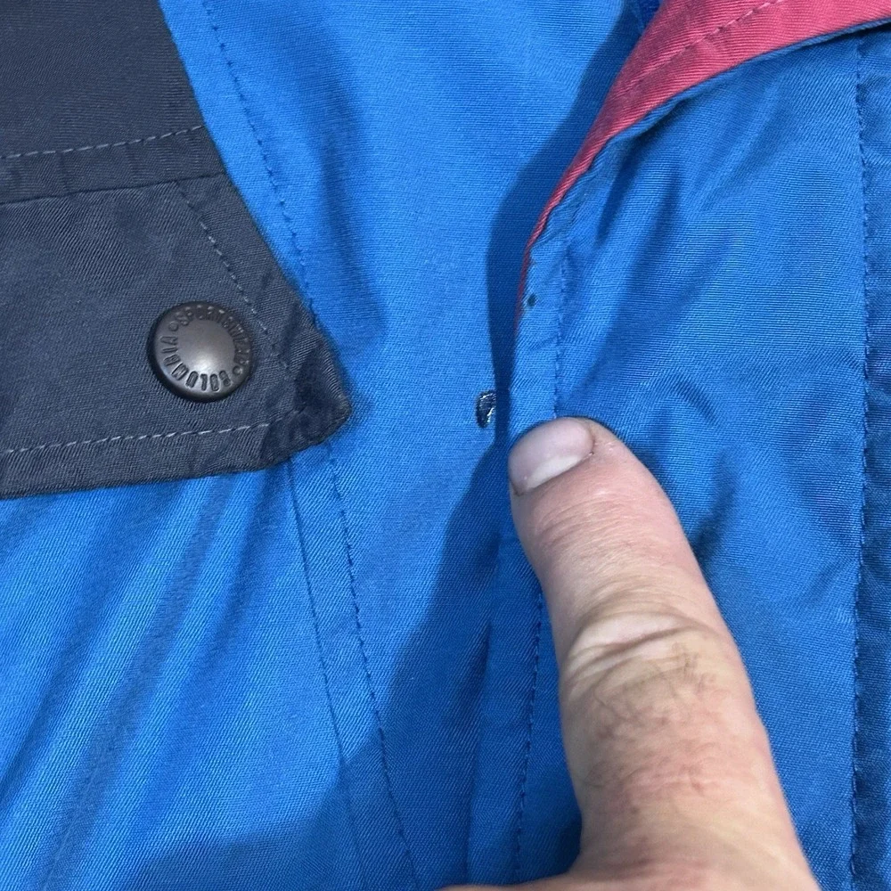 Vtg Columbia‎ Ski Jacket Men's Size L Radial Sleeve Snowboard Moraine 80's/90's - Picture 14 of 16